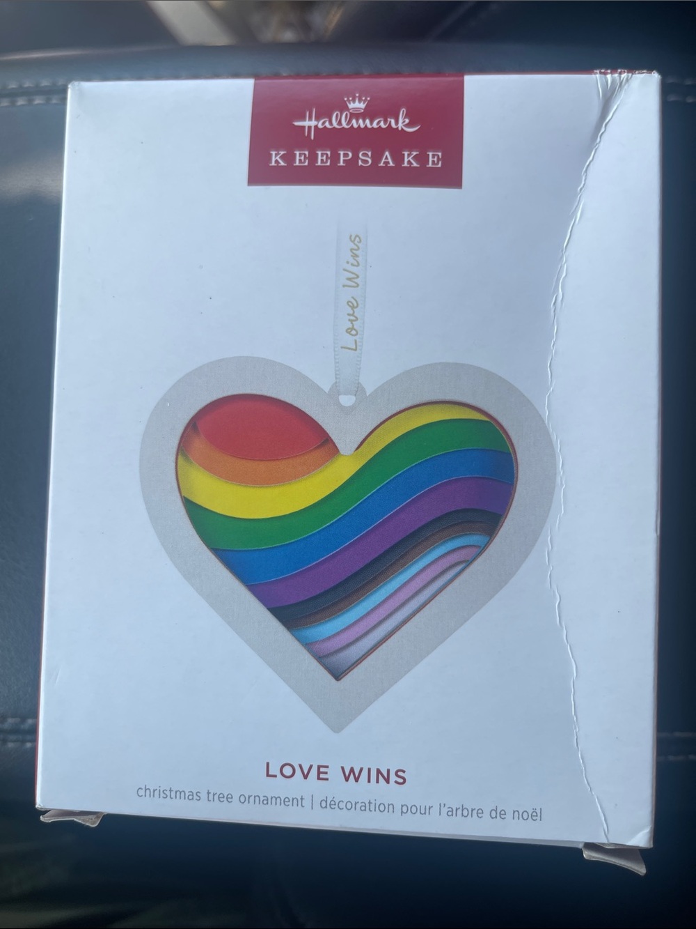 Hallmark Keepsake Rainbow Heart Ornament in Multicolor